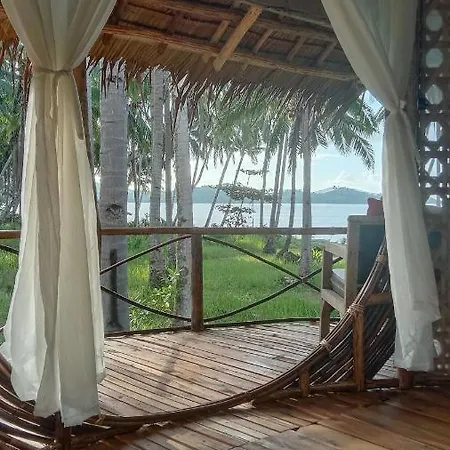 Prince John Beachfront Eco Bungalows And Restaurant San Vicente  Exterior photo